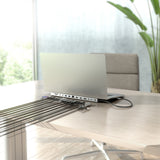 Aisens Usb-C Dock 13 En 1, Usb-C A 2xhdmi, 1xdisplayport, 1xrj45, 3xusb-A, 2xusb-C, 1xusb-C Pd, 1xsd, 1xmicro Sd, 1xaudio, 1xranura Kensington, 30cm