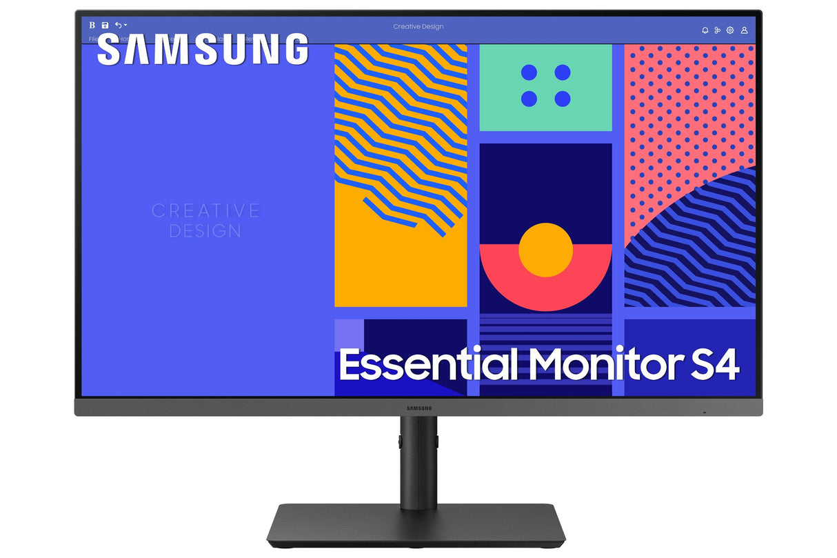 Monitor Samsung S27c432 27" 16:9 1920x1080 Ips 4ms Has Swivel Pivot Analog Hdmi Dp Usb Hub Vesa Dp+Hdmi Cable In The Box
