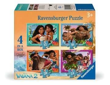 Puzzle Vaiana 2 Disney 12-16-20-24pzs