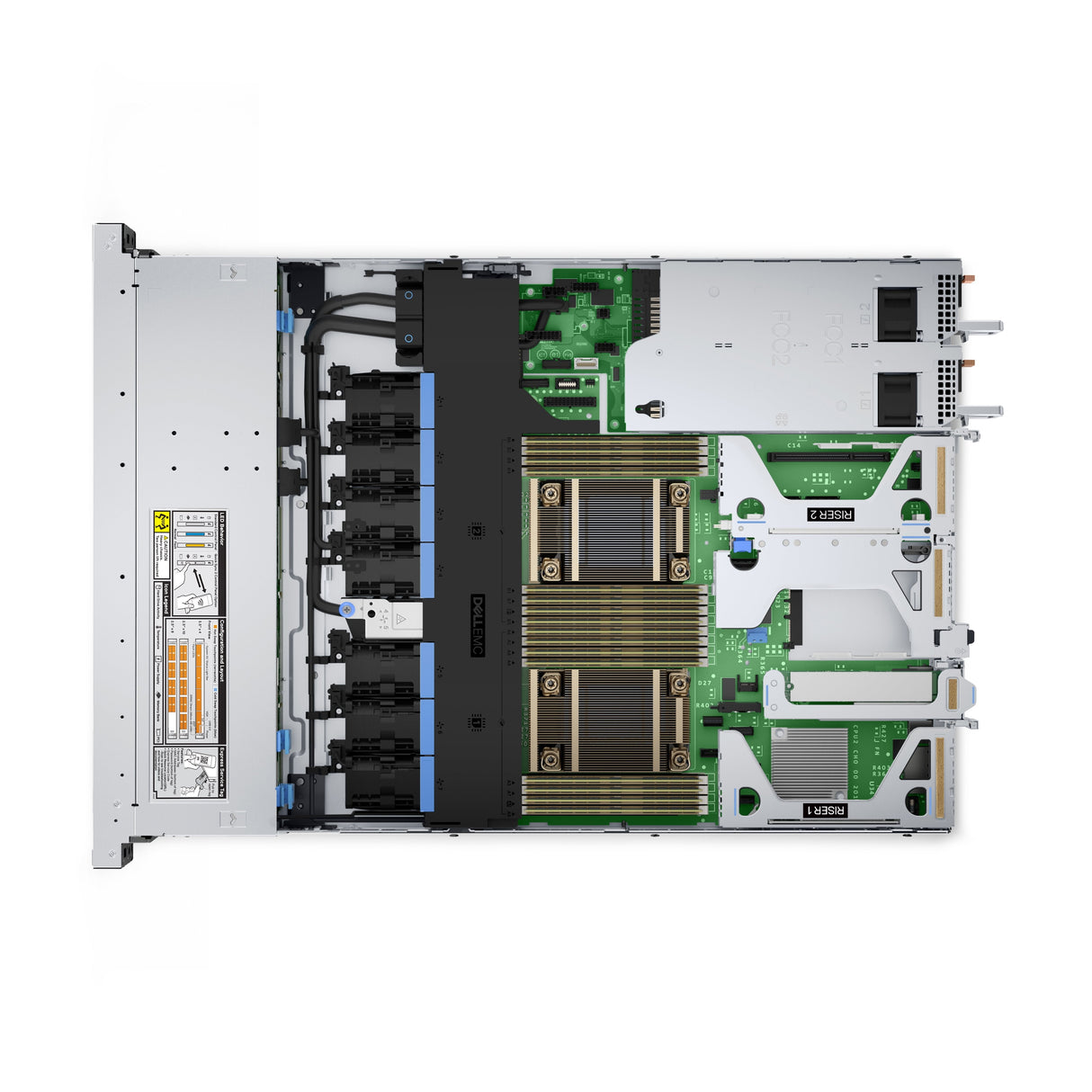 Dell Servidor Poweredge R450 2.5" Chassis Intel® Xeon® Silver 4310 1x 16gb Rdimm 1x 480gb Ssd Sata  Front Perc H755 Front Load Idrac9  Enterprise 15g