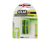Batería Recargable Nimh "Solar" De Ansmann, Mignon (Aa), 800 Mah, 2 Uds. Blíster (5035513)