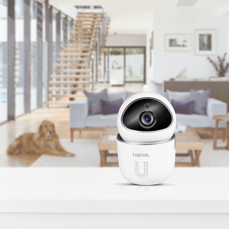 Cámara Ip Inteligente Wi-Fi Para Interiores, Compatible Con Tuya.
