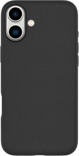Infinite Venice Iphone 16  Black Leather Magnetic Cover.