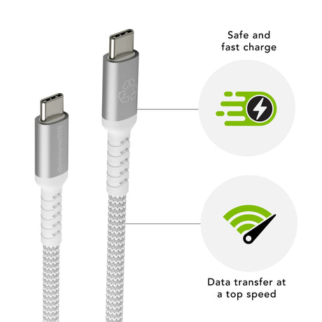 EAN 5711428071163 - dbramante1928 CB12CCGR7116 cable USB USB 2.0 1,2 m USB C Blanco imagen 4