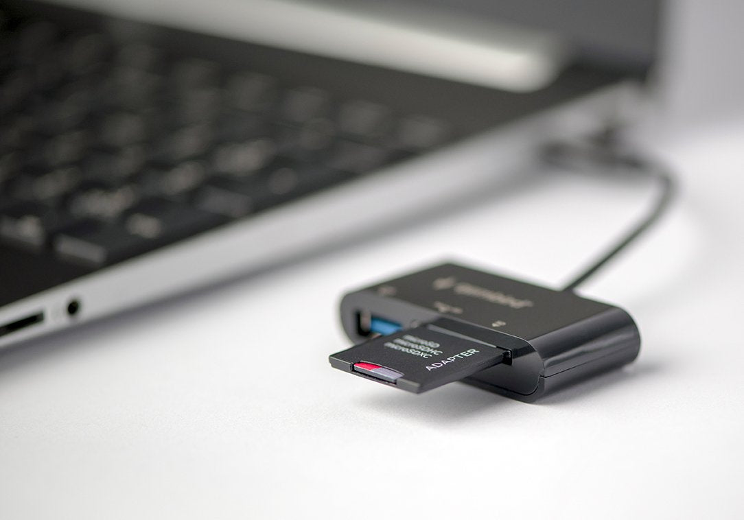 EAN 8716309100793 - Gembird UHB-CR3-02 lector de tarjeta USB 3.2 Gen 1 (3.1 Gen 1) Type-C Negro imagen 6