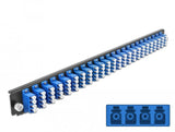 Delock Caja De Empalme Panel Frontal 24 Puertos Lc Quad Azul De 19?