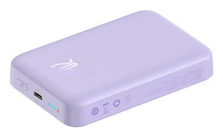 EAN 6932172626099 - Baseus PPCX110105 batería externa Polímero de litio 10000 mAh Cargador inalámbrico Púrpura imagen 5