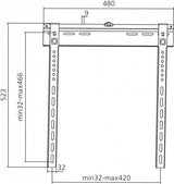 Equip Soporte Tv 32" 55" Vesa 400x400 55kg