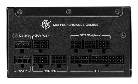 EAN 4711377243766 - MSI MPG A1250GS PCIE5 unidad de fuente de alimentación 1250 W 20+4 pin ATX ATX Negro imagen 3