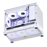 Jonsbo D32 Pro Blanco Pc-Gehäuse, Mini-Gehäuse, Matx, Tempered Glass - Weiss