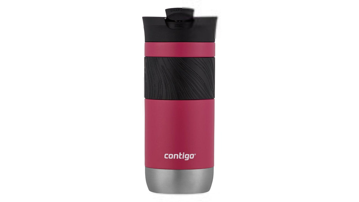 Botella Contigo Byron 2.0 Snapseal 470 Ml Negro, Rojo