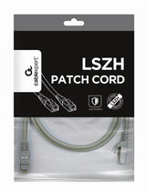 Cable Red Gembird Ftp Cat6 Libre Alogeno 1m Gris