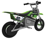 Moto Para Niños Motor Eléctrico Razor Sx350 Dirt - Verde