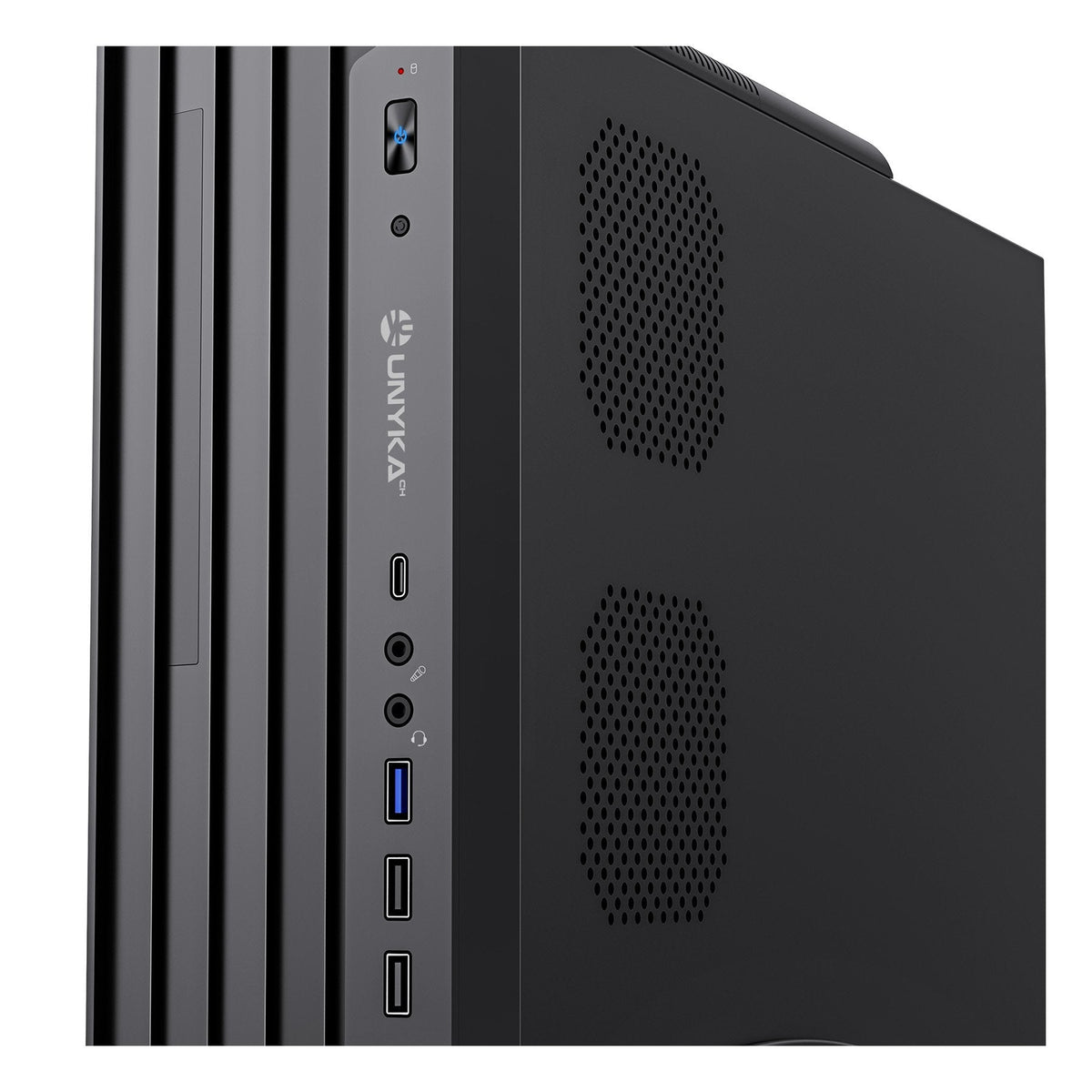Caja Micro Atx Unykach Uk2012 Cpu Max 80mm Gpu Max 220mm F.A Sfx 300w 80+ Bronze Negro