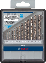 Bosch Juego De Brocas Para Metal Hss-Co Robust Line, 13 Piezas 2607019926