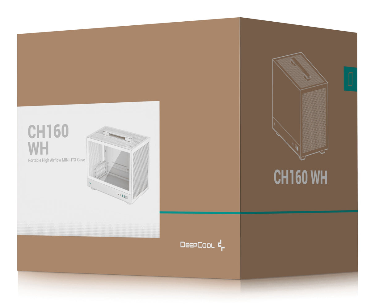 Caja Pc  Micro-Atx Semitorre Deepcool Ch160 Wh Blanca R-Ch160-Whngi0-G-1