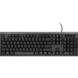 EAN 4260455647595 - Inter-Tech KM-3149R teclado Ratón incluido Hogar USB QWERTY Ruso, Internacional de EE.UU. Negro imagen 2