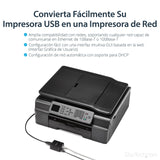 EAN 0065030855174 - StarTech.com PM1115U2 servidor de impresión LAN Ethernet Negro imagen 6