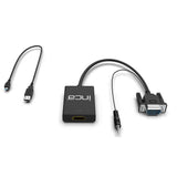 Inca Adaptador Ivth-02 Vga + Usb-A + Audio > Hdmi 0.2m Retail