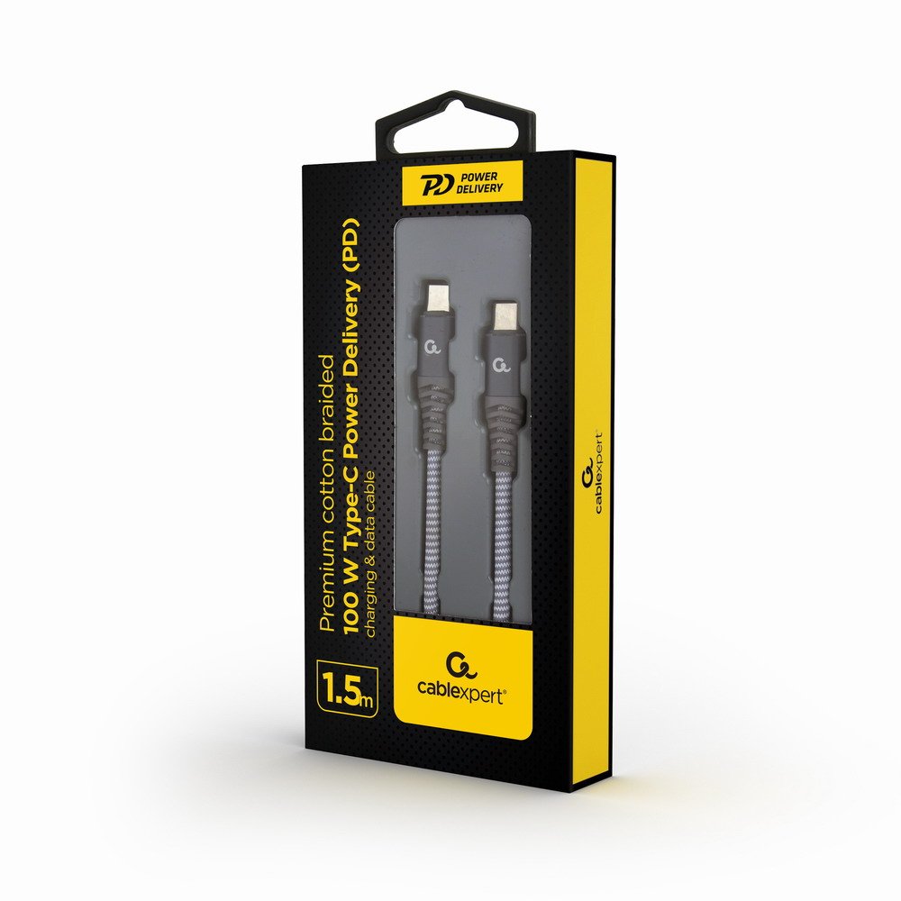 EAN 8716309121590 - Gembird CC-USB2B-CMCM100-1.5M cable USB USB 2.0 1,5 m USB C Gris imagen 1