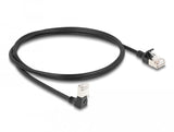 Delock Cable De Red Rj45 Cat.6a S/Ftp Slim 90° Unten Angular / Gerade 1 M