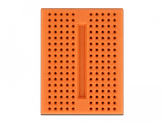 Experimentier-Mini Steckbrett 170 Kontakte Naranja