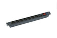 EAN 8595105054222 - Triton RAB-PD-X12-A1 limitador de tensión Negro 7 salidas AC 2 m imagen 1