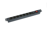 EAN 8595105054222 - Triton RAB-PD-X12-A1 limitador de tensión Negro 7 salidas AC 2 m imagen 1