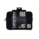 Smile Funda Sleeve Para Portátil De 15 Pulgadas Fitness De Neopreno Color Negro
