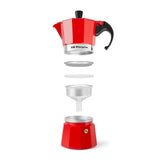 Cafetera Orbegozo Kfr 340 De Aluminio  Compatible Con Todo Tipo De Cocinas