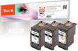 EAN 7640173432067 - Peach 320089 cartucho de tinta 3 pieza(s) Compatible Alto rendimiento (XL) Cian, Magenta, Amarillo imagen 1