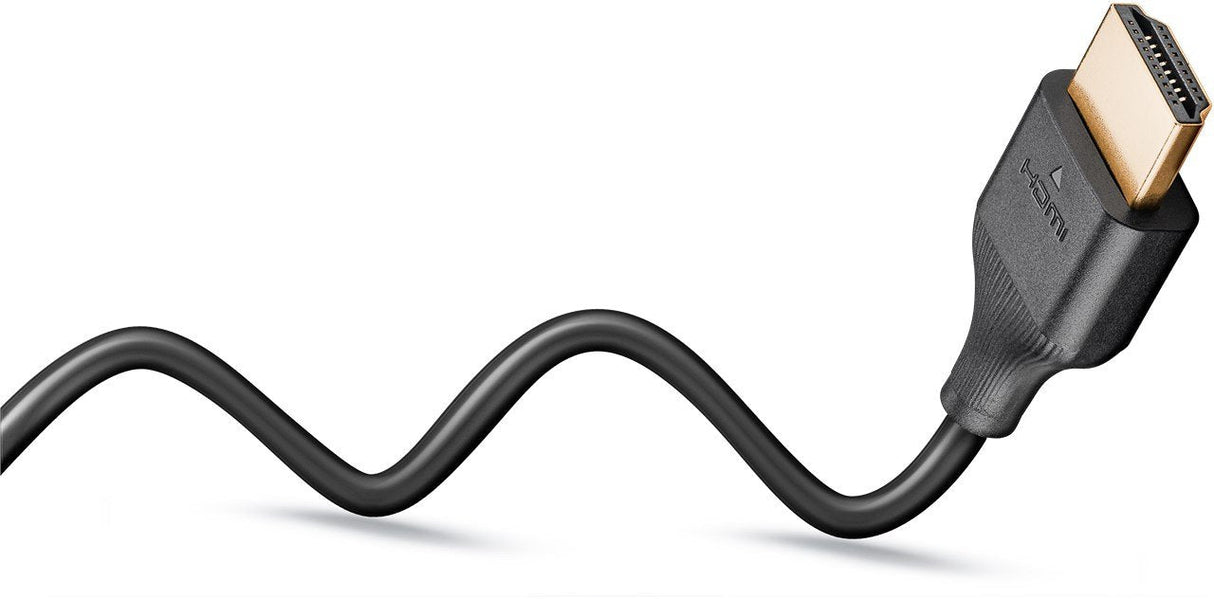 Goobay Slim High-Speed-Hdmi-Cable Mit Ethernet, 8k @ 60hz (Negro, 2 Meter) 75299