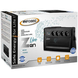 EAN 3700085660836 - Infosec Zen Live 800 sistema de alimentación ininterrumpida (UPS) Línea interactiva 0,8 kVA 480 W 4 salid imagen 4