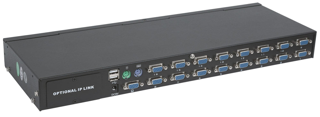 Intellinet Kvm Switch Ps2+Combo Usb 16-Port Rackmount    Sw