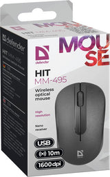 EAN 4714033524957 - Defender HIT MM-495 ratón Oficina Ambidextro RF inalámbrico Óptico 1600 DPI imagen 4