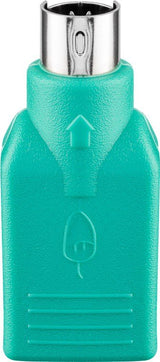 EAN 4040849689192 - Goobay 68919 cambiador de género para cable USB Type-A PS/2 Verde imagen 2