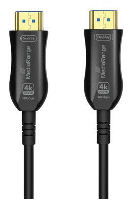 Cable  Mediarange Mrcs221 Hdmi 10 M Hdmi Tipo A (Estándar) Negro