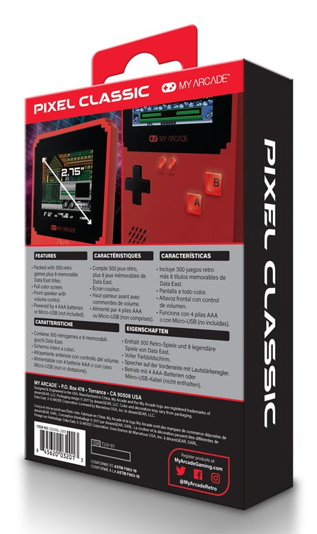 EAN 0845620032013 - dreamGEAR PIXEL CLASSIC Rojo Gamepad Digital imagen 5