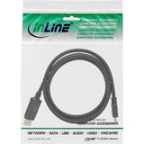 Cable Inline Displayport A Hdmi Negro 1m