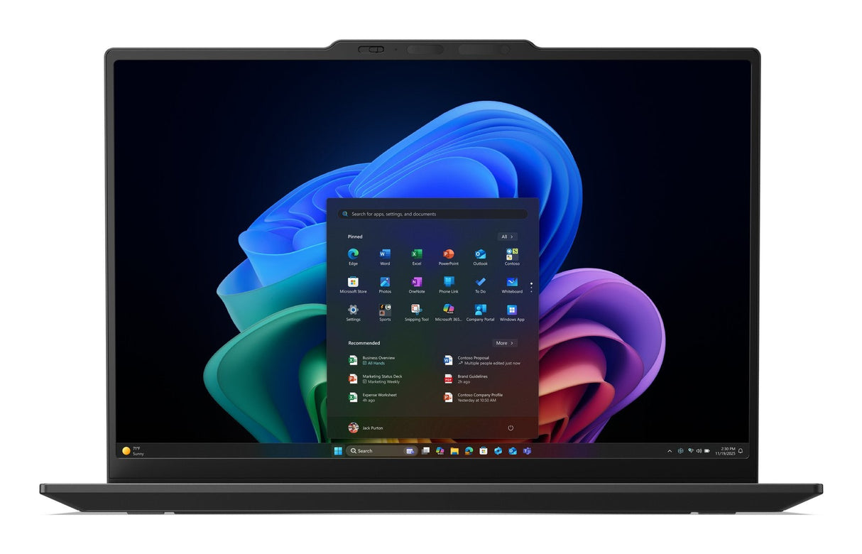Thinkpad X1 Carbon Gen 14 Intel® Core? Ultra 7 355 (Lpe-Cores Up To 3.50ghz 12mb) 14" Wuxga Touch W11p64 Sp/Mx/En 32.0gb 1x512gb Ssd M.2 2280 Pcie Gen4 Tlc Opal Intel® Graphics Intel® Wi-Fi 7 Be211 Bt 5.4 No Wired Ethernet Fpr 5mp Rgb+Ir Wi