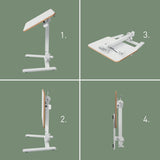 Leitz Ergo Small Sit Standing Desk Foldable White