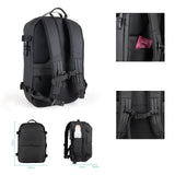 Mochila De Viaje Al Vacío + Bomba Aire, Negro