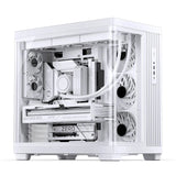 Caja Pc Jonsbo Tk-4 Midi-Tower, Atx, Tempered Glass - Blanco