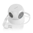 EAN 8436574709445 - AISENS ASPS-2A2C04-W base múltiple 1,4 m 3 salidas AC Interior imagen 1