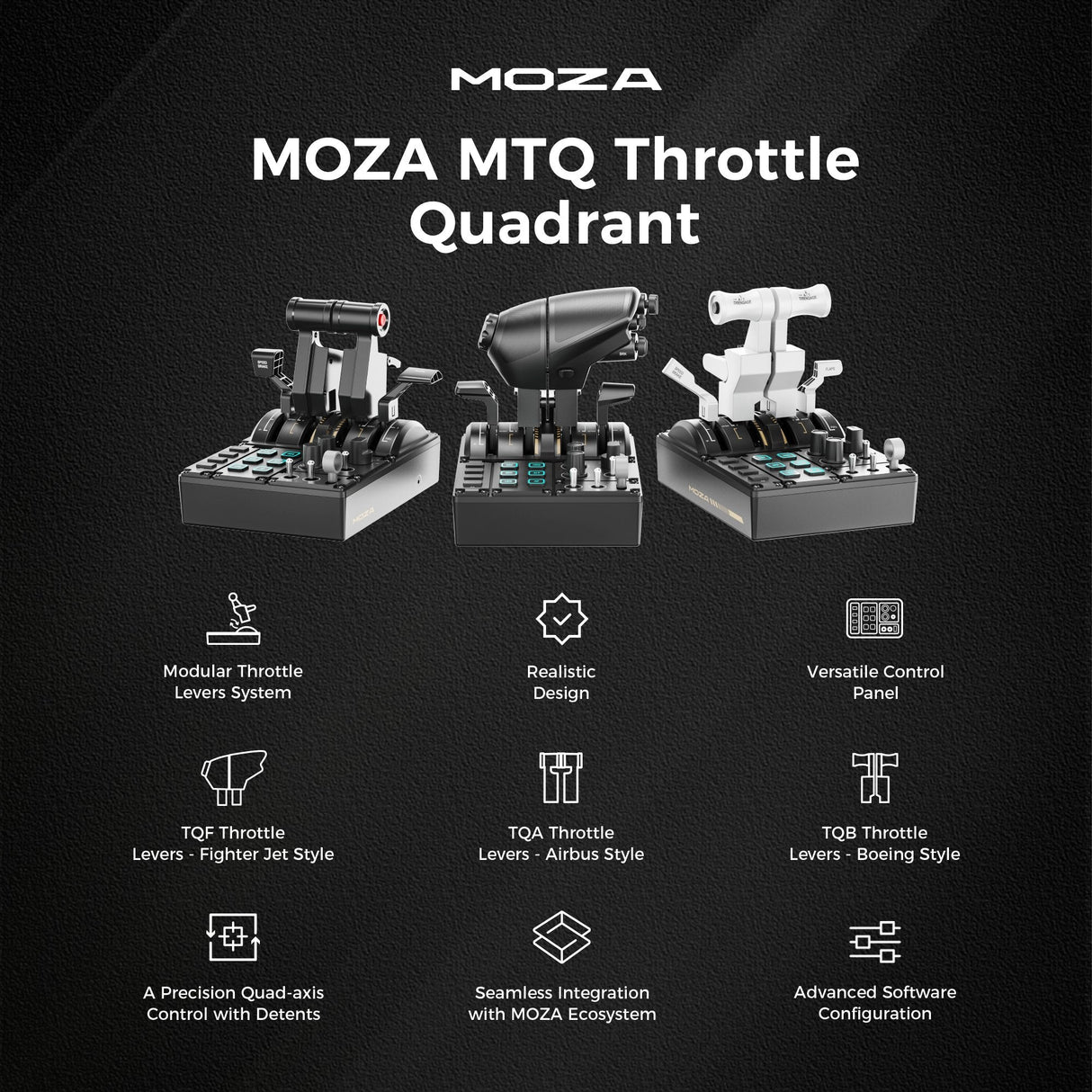 Moza Racing Mtq Throttle Quadrant