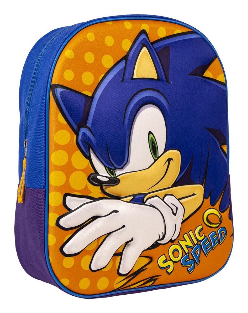 Mochila 3d Sonic The Hedgehog 31cm