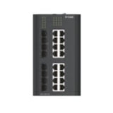 16 Ports Gigabit Industrial Managed Switch + 4 Ports 10g Sfp+ + 4 Ports Sfp Ports