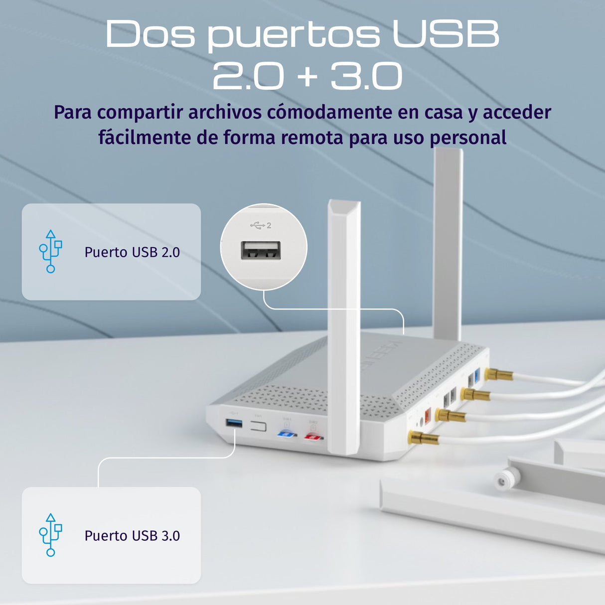 EAN 4897082922049 - Keenetic Hero 5G (KN-4110) router inalámbrico 2.5 Gigabit Ethernet Doble banda (2,4 GHz / 5 GHz) Gris, Bl imagen 6