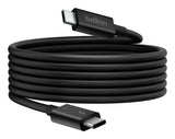 Cable Usb-C A Usb-C Belkin Inz005hq1mbk Thunderbolt 5 240w 8k 1m Color Negro