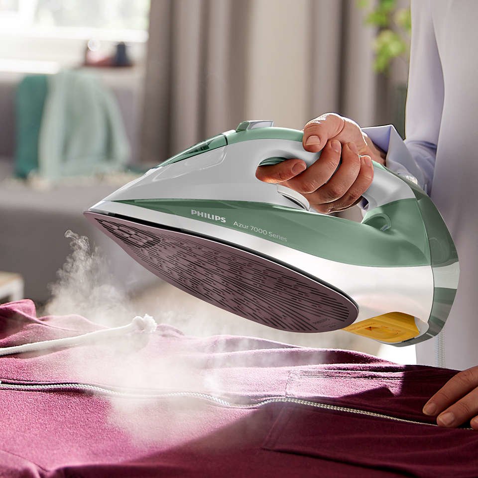 EAN 8720389015953 - Philips 7000 series DST7012/70 plancha Plancha a vapor Suela SteamGlide Plus 2600 W Verde, Gris imagen 5